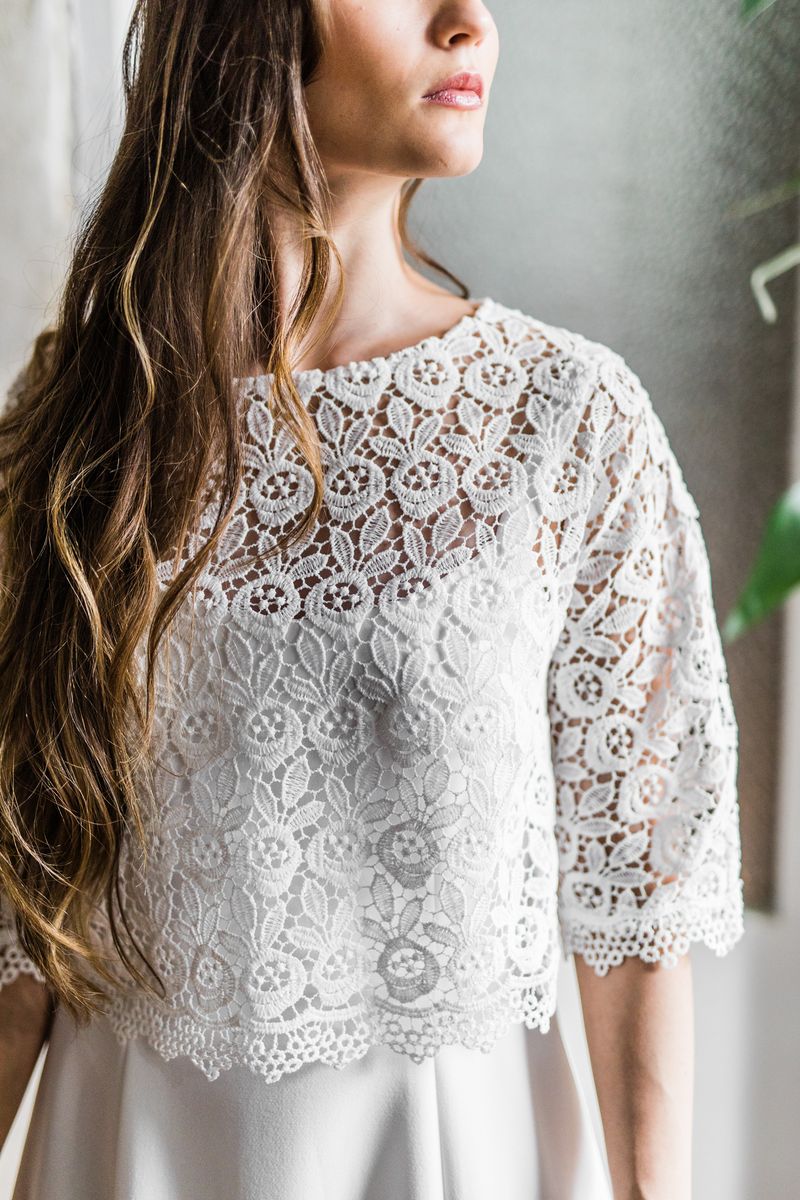 Koronka BOSO – suknia ślubna