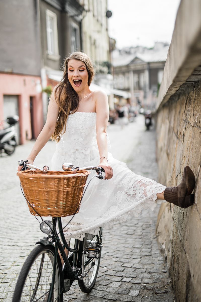 Botki kowbojki Panna Młoda BOSO